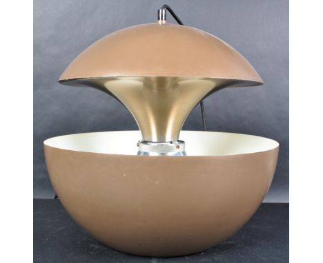 Bertrand Balas for Raak of Amsterdam -&nbsp;Fountain / Springfontein Light&nbsp;- An original 1970s brushed aluminum hanging 