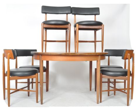 Victor B. Wilkins - G Plan - Fresco Range - A 20th Century 1960's retro vintage dining suite comprising of a Fresco teak wood