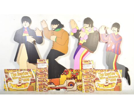 The Beatles &amp; Vans - A nine part X-shop display point of sale advertising boards / figures for Van's collaboration with t