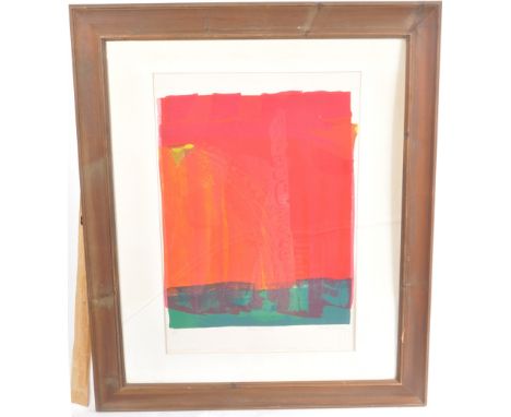 Charlotte Cornish (British b. 1967) - A limited edition screen print in colours entitled 'Crossing The Moor'. Signed, titled 