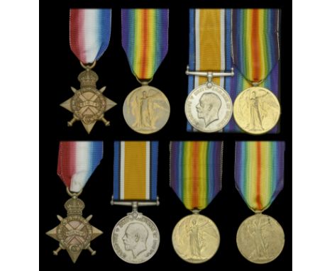 Pair: Private J. Dalton, Royal Dublin Fusiliers 1914-15 Star (23966. Pte. J. Dalton. R. Dub. Fus.); Victory Medal 1914-19 (23