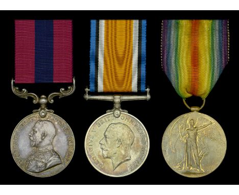 The Victory Medal awarded to Sergeant J. H. Wood, 1st/5th Battalion, Duke of Cornwall’s Light Infantry, who was awarded the D