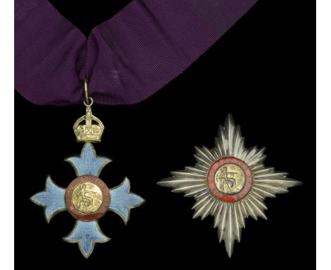 The Most Excellent Order of the British Empire, K.B.E. (Civil) Knight Commander’s 1st type set of insignia, comprising neck b