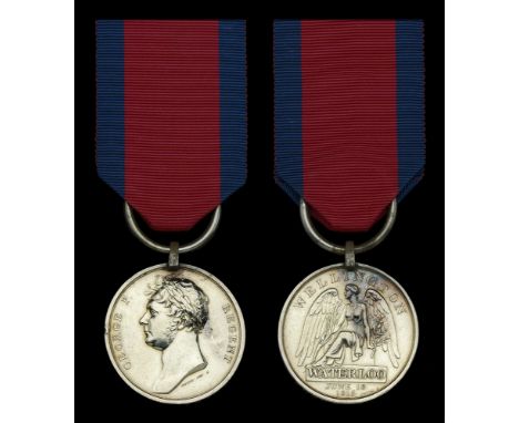 The Waterloo medal to Captain William Stothert, 2nd Battalion, 3rd Foot Guards, who was severely wounded at Bergen-op-Zoom in