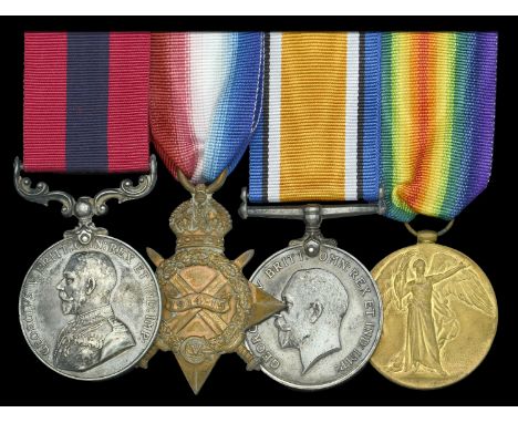 A Great War ‘Mesopotamia 1917’ D.C.M. group of four awarded to Sergeant William Challoner, 6th Battalion, King’s Own Royal La