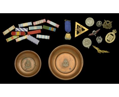 Lapel Badges. A miscellaneous selection including a scarce miniature silver wound badge, Old Contemptibles, two On War Servic