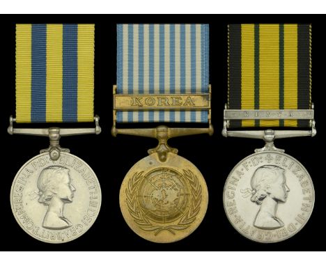 Three: Sergeant W. E. Bagnall, Black Watch, late Gordon Highlanders  Korea 1950-53, 1st issue (14190723 Cpl. W. E. Bagnall. B