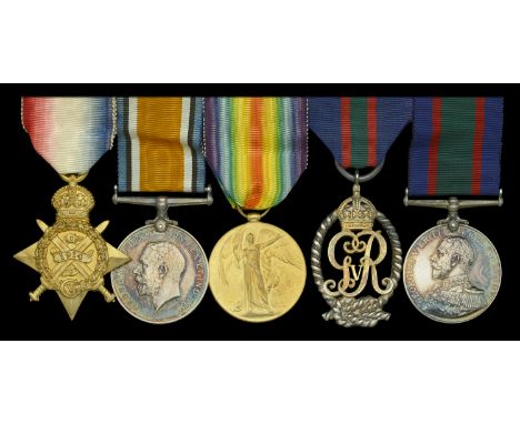 Five: Commander R. C. Standring, Mersey Division, Royal Naval Volunteer Reserve, who served with the Nelson Battalion R.N.D. 