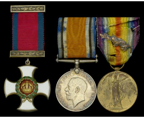 A Great War ‘Mesopotamia’ D.S.O. group of three awarded to Lieutenant-Colonel C. de B. Gidley, Royal Artillery, who was three