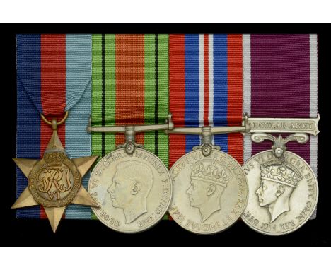 Four: Major A. G. A. Tarsnane, Royal Electrical and Mechanical Engineers  1939-45 Star; Defence and War Medals 1939-45; Army 