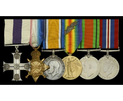 A 1919 ‘North Russia’ M.C. group of six awarded to Major, late Lance Corporal, W. G. Butteriss [M.M., Order of St. Anne, 3rd 