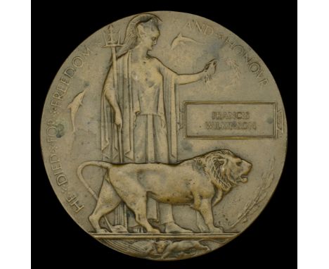 Memorial Plaque (Francis Wilkinson) polished, nearly very fine  £40-£50