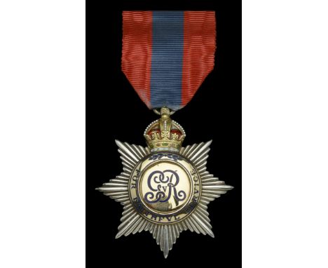 The Imperial Service Order, G.V.R., silver, gold, and enamel, in Elkington, London, case of issue, extremely fine £180-£220