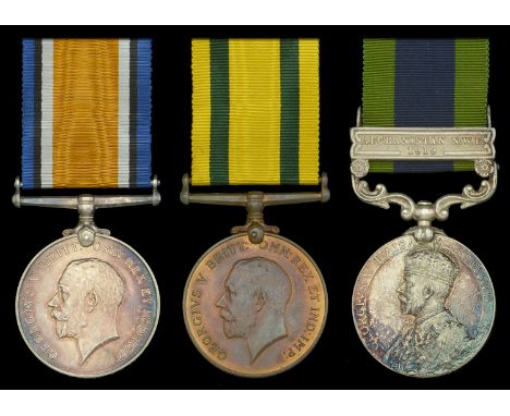 Three: Sergeant W. H. James, Royal West Kent Regiment  British War Medal 1914-20 (2095 A. Sjt. W. H. James. R. W. Kent. R.); 