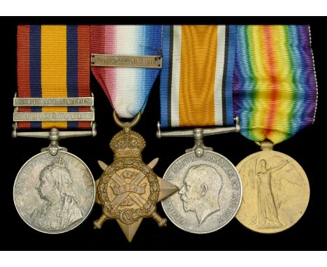 Four: Private E. J. Spencer, Royal Sussex Regiment  Queen’s South Africa 1899-1902, 2 clasps, Transvaal, South Africa 1902 (8
