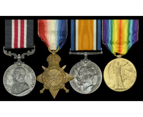 A Great War ‘Western Front’ M.M. group of four awarded to Corporal H. Fraser, 5th Battalion, Canadian Engineers  Military Med