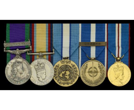 Five: Private K. F. A. Pollard, The Queen’s Regiment and Princess of Wales’s Royal Regiment  General Service 1962-2007, 1 cla
