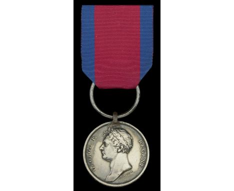 Waterloo 1815 (Paul Robertshaw, 2nd Batt. 73rd Reg. Foot.) with re-affixed steel clip and ring suspension, contact wear and e