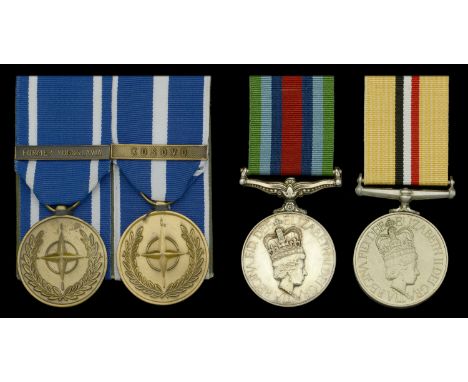 Four: Lance-Corporal J. J. Taylor, Light Infantry  N.A.T.O. Medal 1994, 1 clasp, Former Yugoslavia, unnamed as issued; N.A.T.