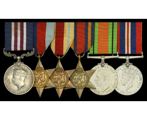 A very rare Second War ‘Chindit operations’ M.M. group of six awarded to Sergeant C. McCluskey, Black Watch, a veteran of Cre