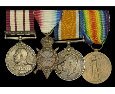 Four: Leading Stoker W. N. Eade, Royal Navy  Naval General Service 1915-62, 1 clasp, Persian Gulf 1909-1914 (K.3942. W. N. Ea