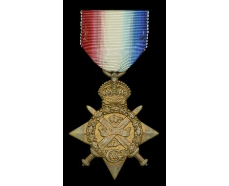 1914 Star (8251 Pte J. Shorthouse. K.O. Sco: Bord.) good very fine £70-£90  ---  John Shorthouse was the husband of Elizabeth