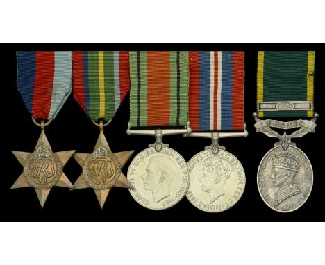 Five: Sapper I. E. Andersen, Johore Volunteer Engineers, a Danish National who was captured and taken Prisoner of War at the 