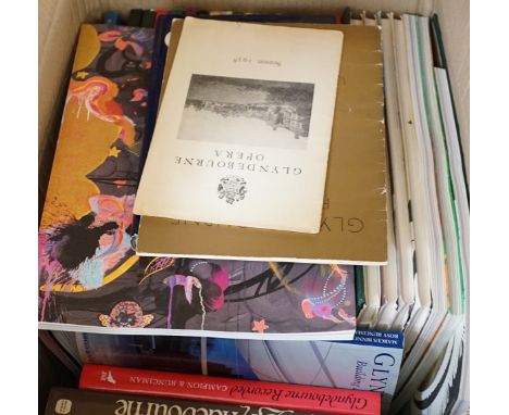 A set of Glyndebourne opera programmes, including covers by David Hockney and John Piper