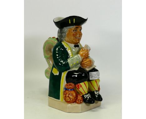 Kevin Francis Large limited edition Toby jug The Share Holder 