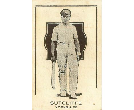 G.G. GOODE, Cricketers, Sutcliffe (Yorkshire), very light corner crease, slightly grubby, near G