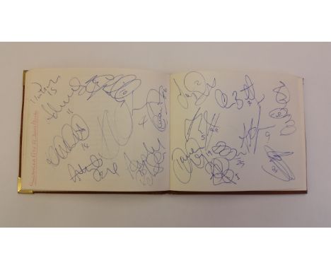 FOOTBALL, autograph book, early 2000s, inc. Sam Allardyce, Leroy Lita, Brian Laws, Paul Heckinbottom, Akinfenwa, Julian Benne