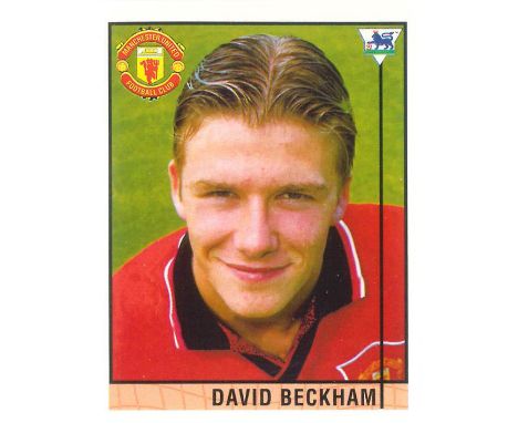 MERLIN, Premier League 96 stickers, all Manchester United, inc. no. 40 David Beckham rookie season, VG to EX, 21