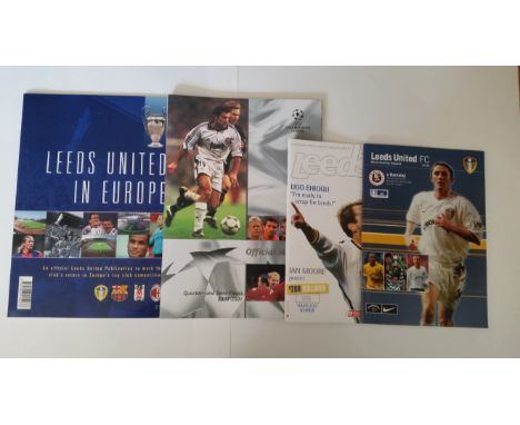 FOOTBALL, Leeds United programmes, home &amp; away, 1960s onwards, many European, inc. v Liverpool 1965 Cup Final, Bologna, A