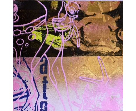 Ben Frost (Australian, b1975)Plague Landscapes 2009Screen print advertising cardExhibition at Brooklynite Gallery 2009Austral