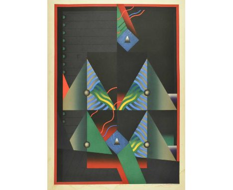 (ARR) Akira Kurosaki (Japan, 1937-2019)Camouflaged World 8, 1972Woodblock printSigned, titled and datedLimited edition No. 24