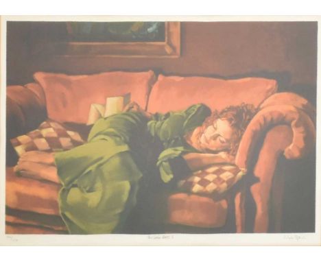 (ARR) Mark Spain (b. 1971)The Green Dress II, circa 2002Screen print on believed Arches paperLimited edition 206 / 275Signed,