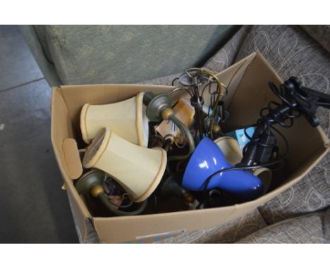 A box of light fittings 