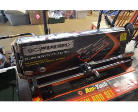 A Magnuson heavy duty tile cutter