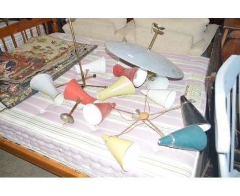 A quantity of various light fittings
