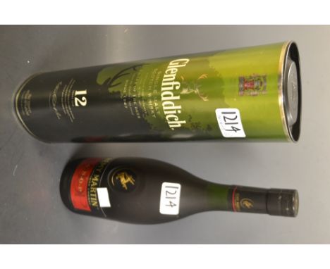 Remy Martin V.S.O.P Fine Champagne Cognac, 70cl;  Glenfiddich 12 year old single malt Scotch whisky, 70cl (2)