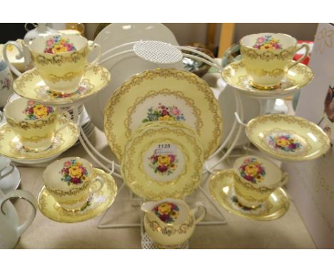 An Imperial fine bone china tea service for six, comprising teacups, saucers, plates, etc. 