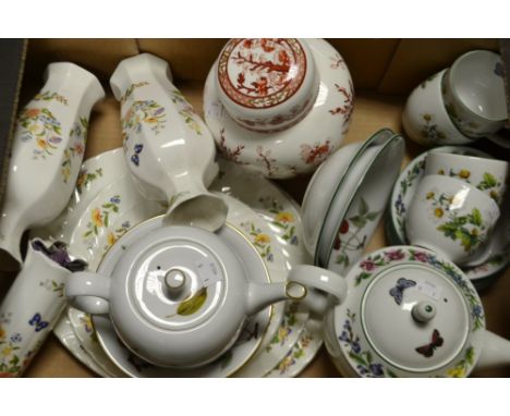 Royal Worcester Evesham; Royal Worcester herbs; Aynsley Cottage Garden; Coalport ginger jar etc.