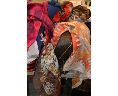 Lady's Accessories - silk scarves including Liberty, Ralph Lauren, Christian Dior, Richard Allan, Nina Ricci, Mercedes Benz a