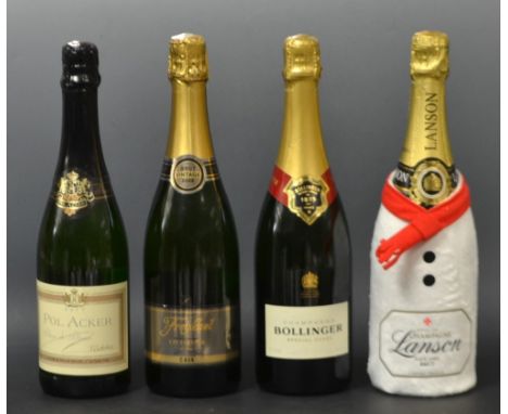 Champagne and sparkling wine- Bollinger, Lanson, etc. (4)