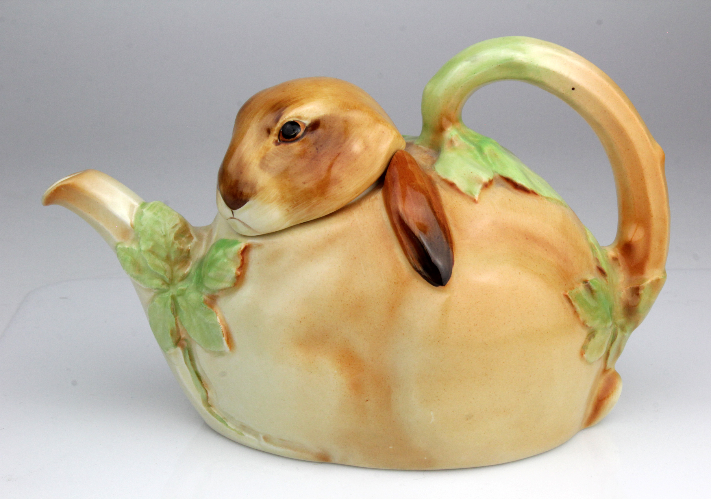 Royal Doulton Bunnykins teapot, designed by Charles Noke, depicting a