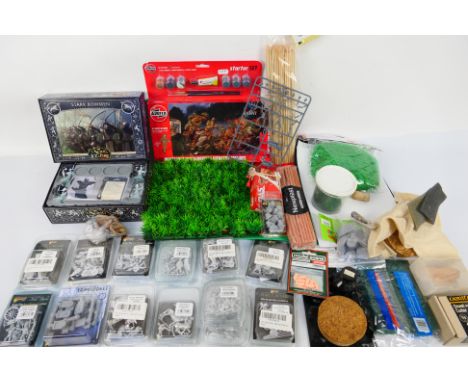 Warlord Games - Green Stuff World - Dark Sword Miniatures - Others - A mixed collection of boxed unpainted white metal and pl