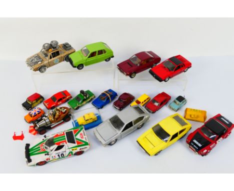 Bburago - Mebetoys - Corgi - Matchbox - A collection of unboxed vehicles including 3 x Mercury Toys Lancia Beta Coupe models 