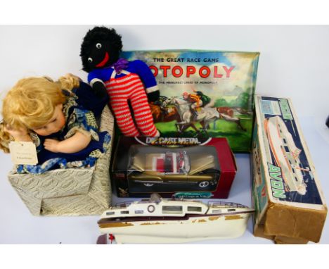 Waddingtons - Triang - Alberon - Others - A mixed collection of mainly boxed vintage toys, diecast car, board game, doll and 