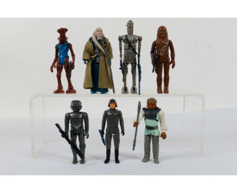Star Wars - Kenner - LFL. A Stunning Squadron of Seven loose Star Wars 3.75" action figures with weapons / accessories. The l