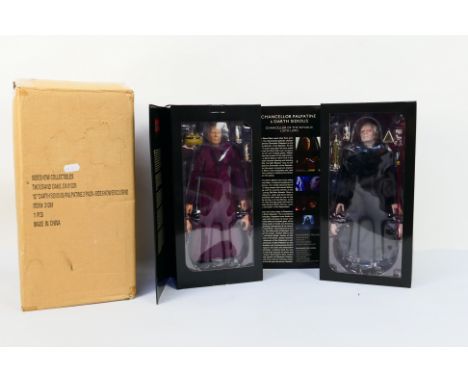 Sideshow Collectibles - A boxed 1:6 scale Lords Of The Sith Chancellor Palpatine Chancellor Of The Republic figure with a Dar